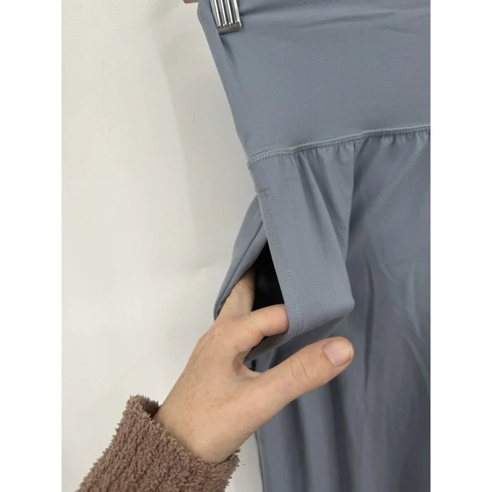 Athleta Salutation High Rise Jogger Pants Women M Blue Stretch Breathable Active